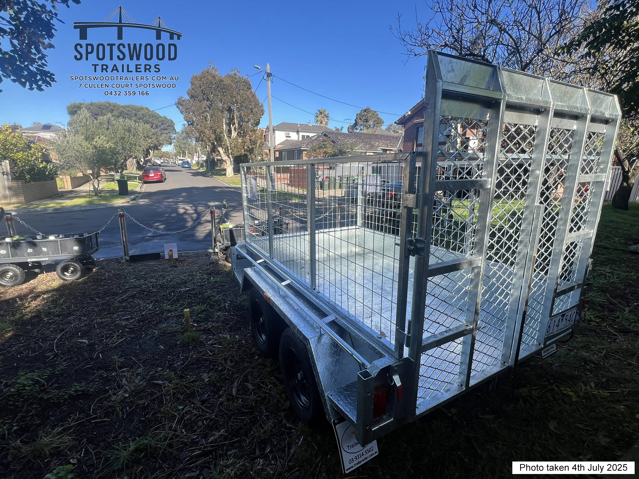 8x5 Cage Trailer