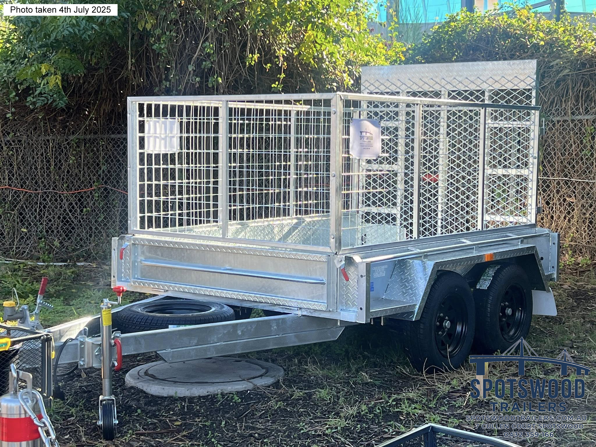 8x5 Cage Trailer